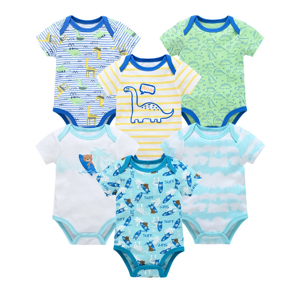 Lot de 6 bodies fille