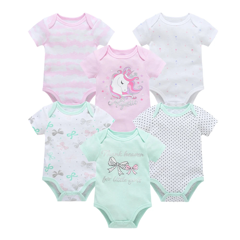 Lot de 6 bodies fille
