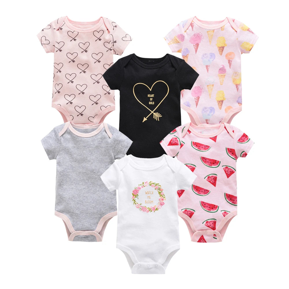 Lot de 6 bodies fille