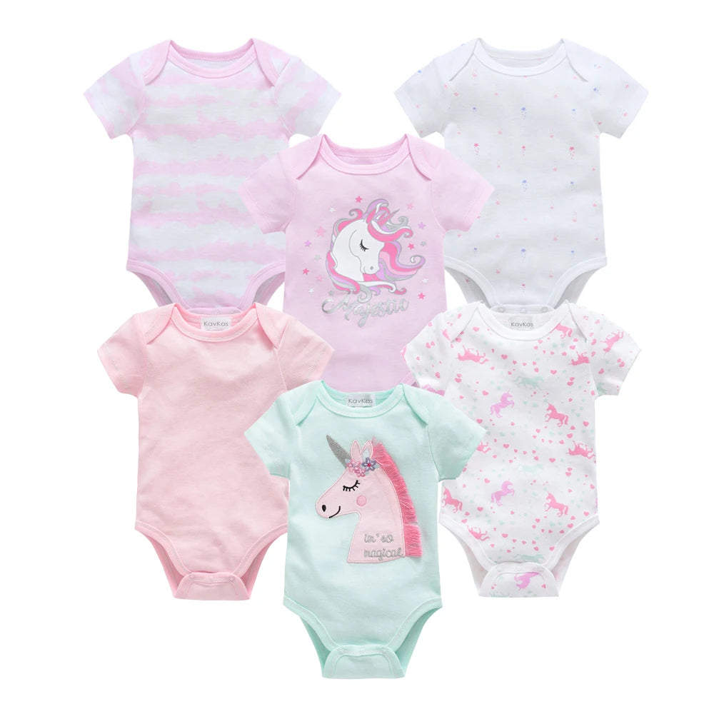 Lot de 6 bodies fille