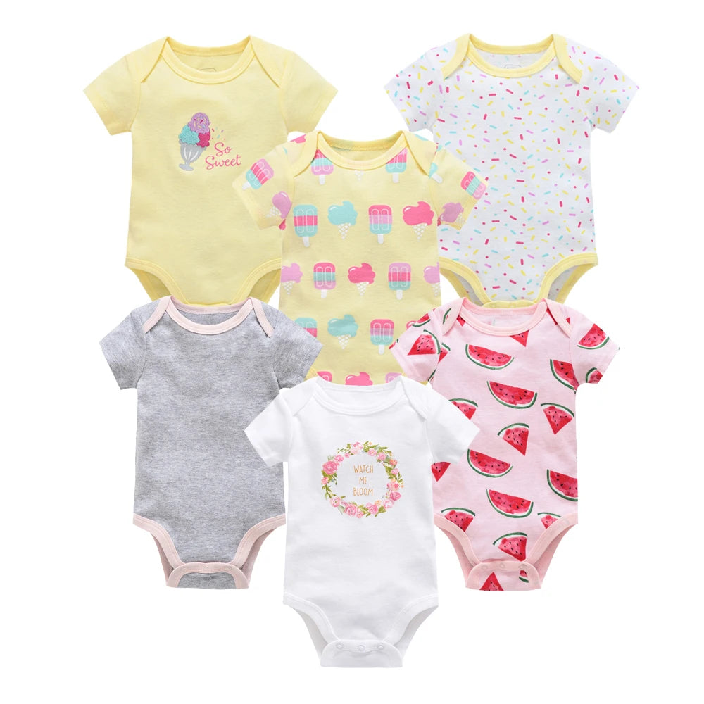 Lot de 6 bodies fille