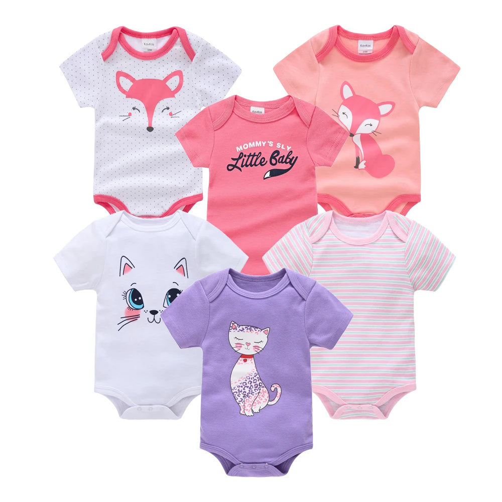 Lot de 6 bodies fille