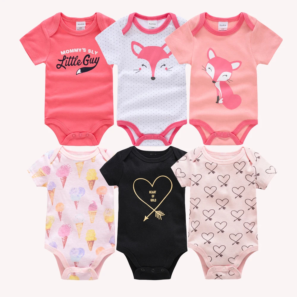 Lot de 6 bodies fille