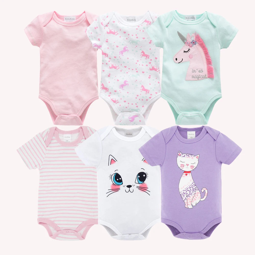 Lot de 6 bodies fille