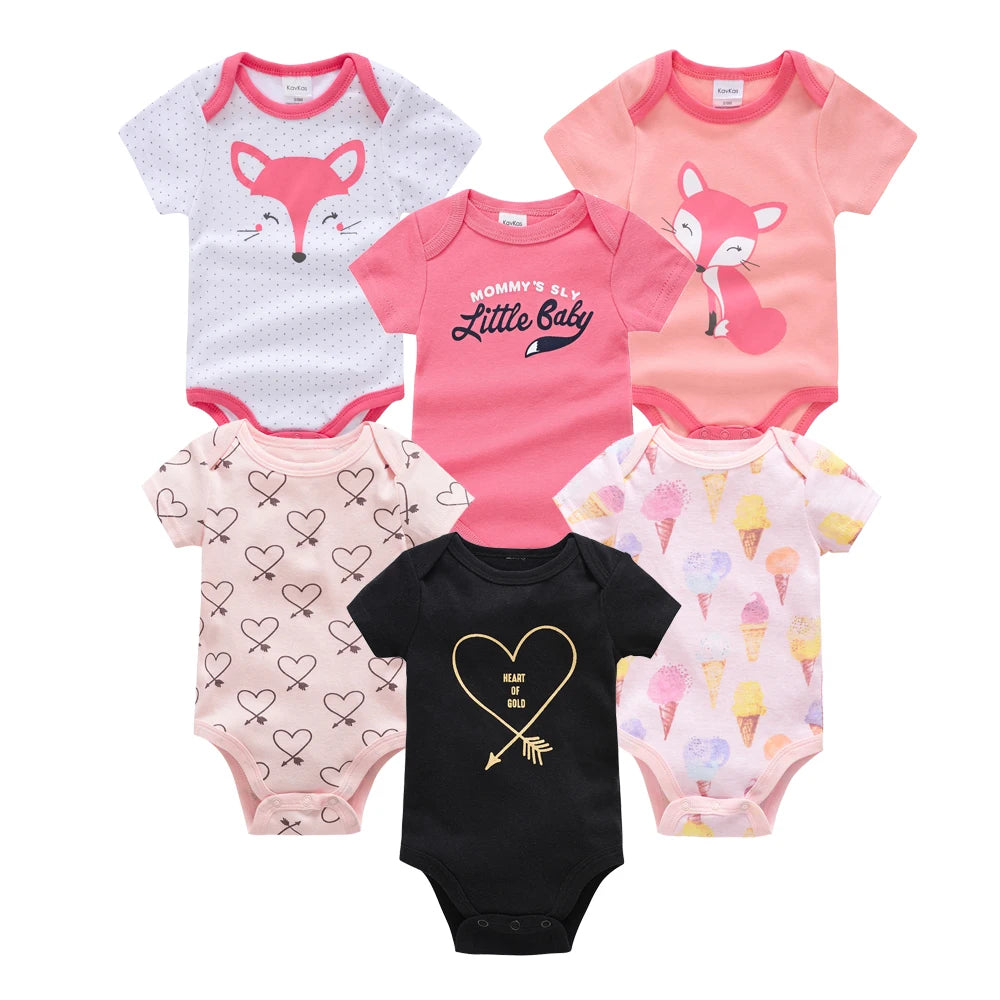Lot de 6 bodies fille