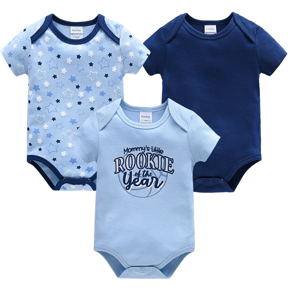 Lot de 3 bodies Kavkas pour bébé