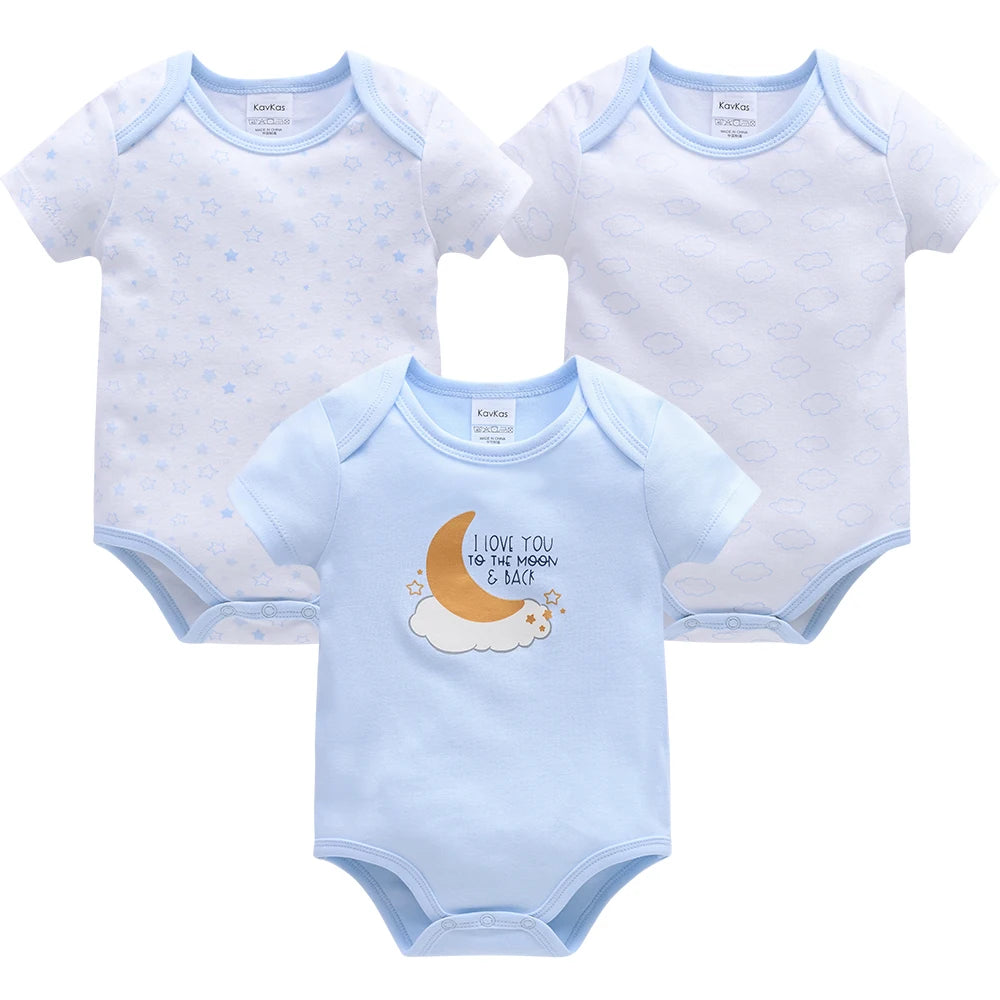 Lot de 3 bodies Kavkas pour bébé
