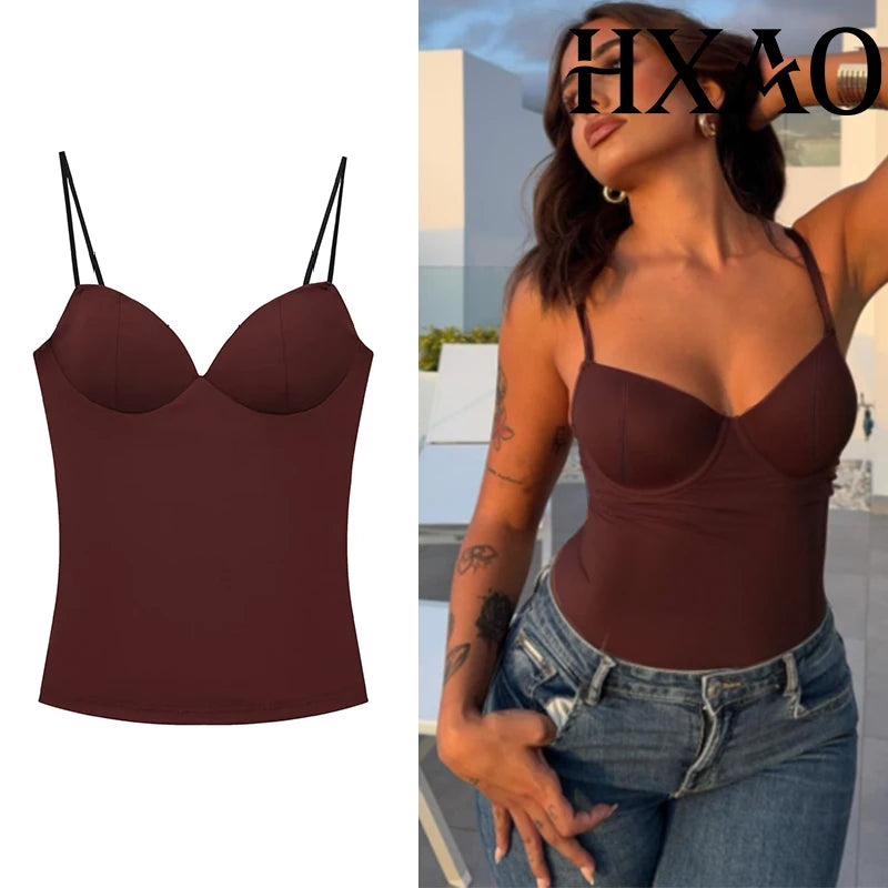 Crop Top Corset Femme