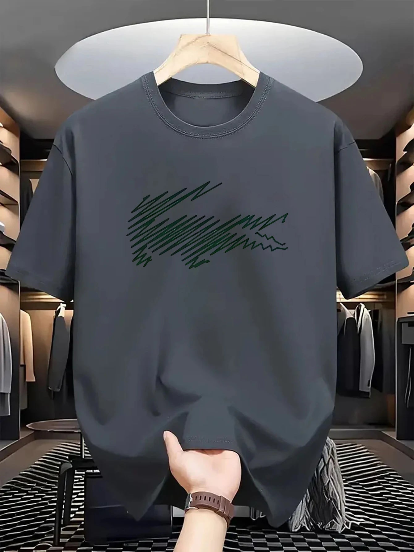 T-shirt d'été décontracté pour homme