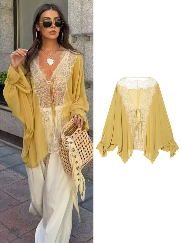 Blouse Dentelle Femme