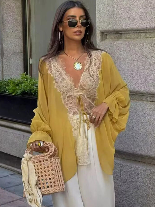 Blouse Dentelle Femme