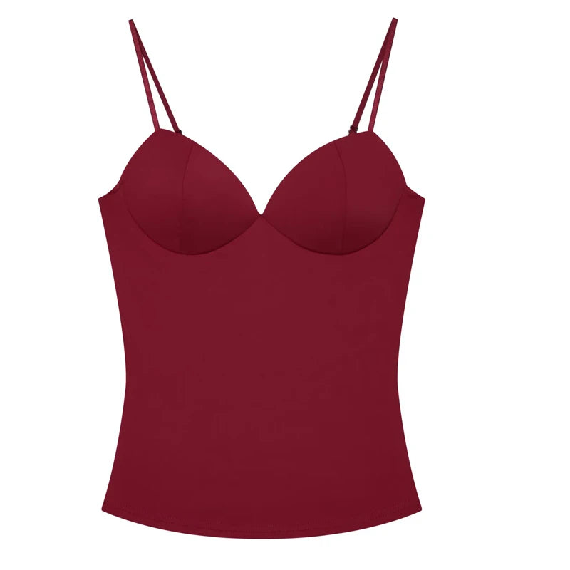 Crop Top Corset Femme