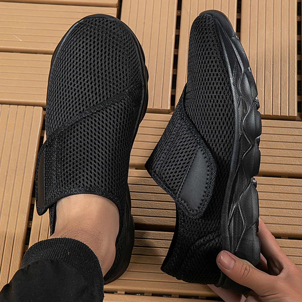 Nouvelles chaussures orthopédiques décontractées pour pieds larges et gonflés