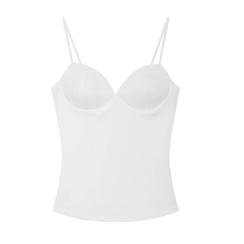 Crop Top Corset Femme