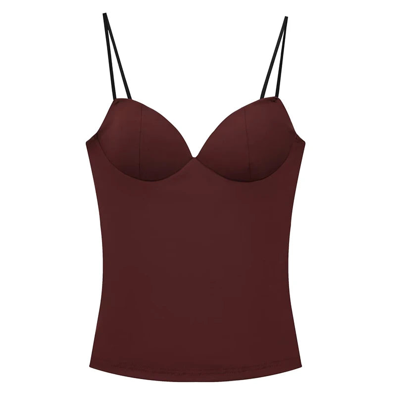 Crop Top Corset Femme
