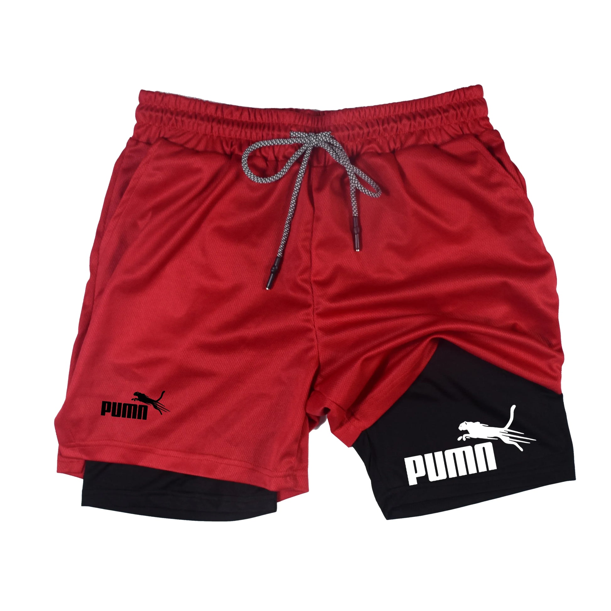 Short Sport 2-en-1 Homme