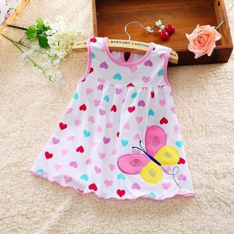 Robe d'été bébé fille sans manches
