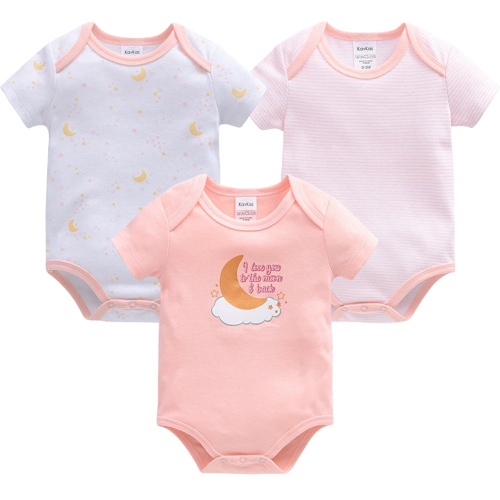 Lot de 3 bodies Kavkas pour bébé