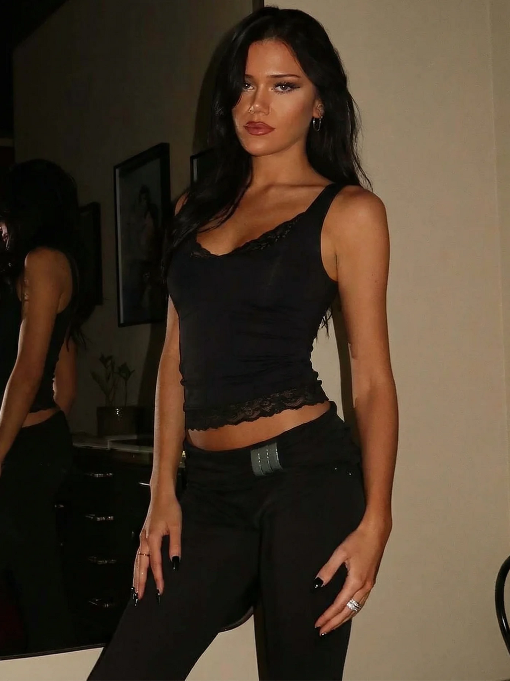 Débardeur Dentelle Chic