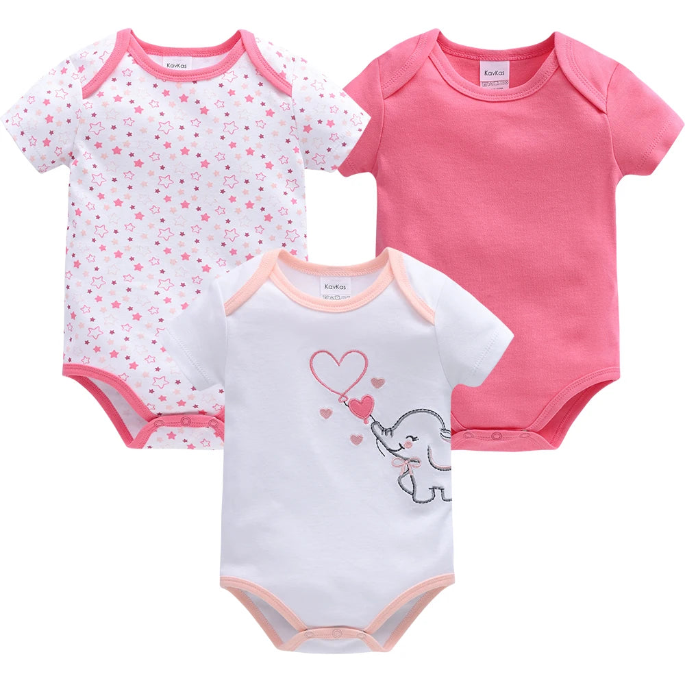 Lot de 3 bodies Kavkas pour bébé
