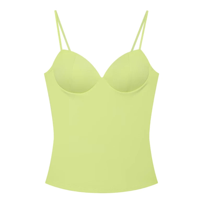 Crop Top Corset Femme
