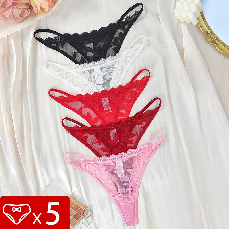 Lot de 5 Strings Dentelle