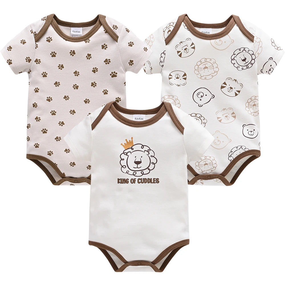Lot de 3 bodies Kavkas pour bébé